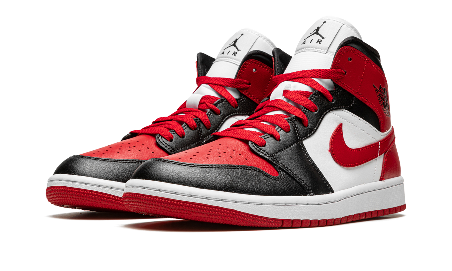 Air Jordan 1 Mid Alternate Bred Toe