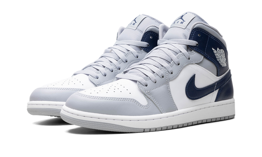 Air Jordan 1 Mid Wolf Grey Midnight Navy