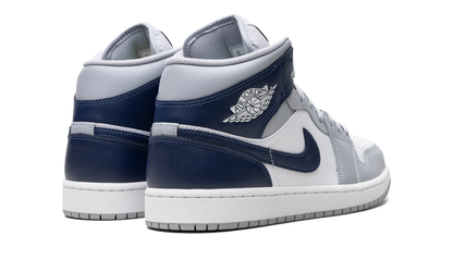 Air Jordan 1 Mid Wolf Grey Midnight Navy