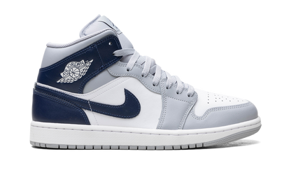 Air Jordan 1 Mid Wolf Grey Midnight Navy