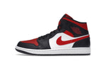 Air Jordan 1 Mid White Black Red (2022)