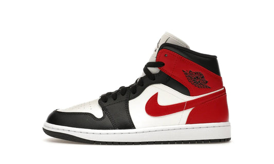 Air Jordan 1 Mid Gym Red Off Noir