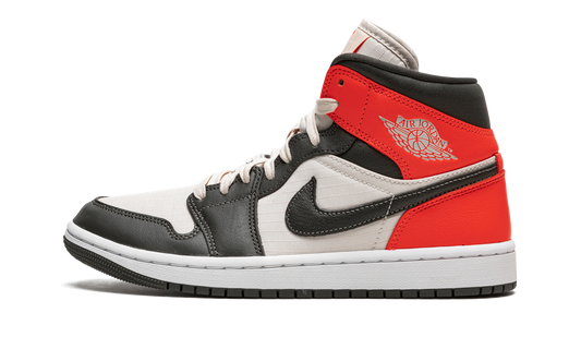 Air Jordan 1 Mid Newsprint Light Orewood Brown