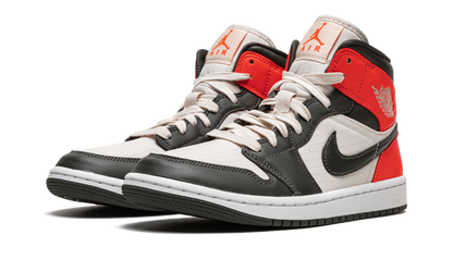 Air Jordan 1 Mid Newsprint Light Orewood Brown