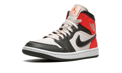 Air Jordan 1 Mid Newsprint Light Orewood Brown