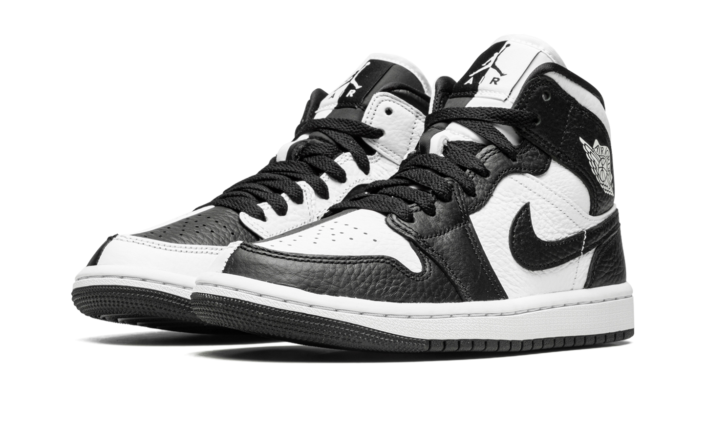 Air Jordan 1 Mid Split Black White