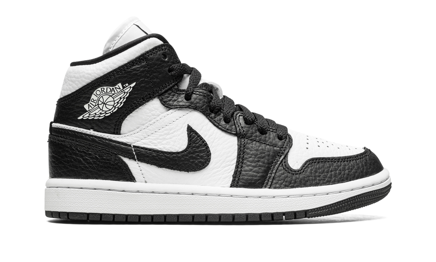 Air Jordan 1 Mid Split Black White