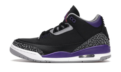 Air Jordan 3 Retro Black Court Purple