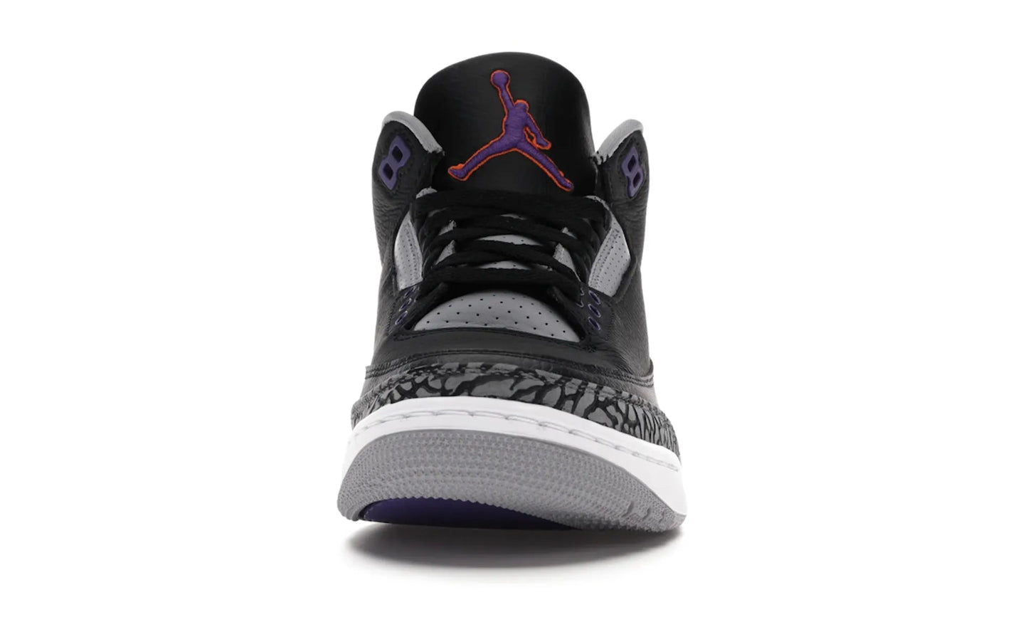 Air Jordan 3 Retro Black Court Purple