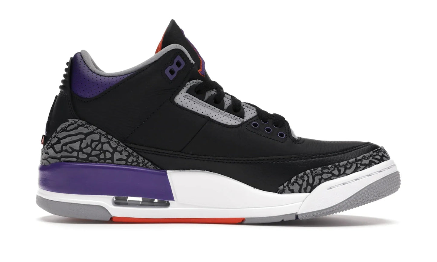 Air Jordan 3 Retro Black Court Purple