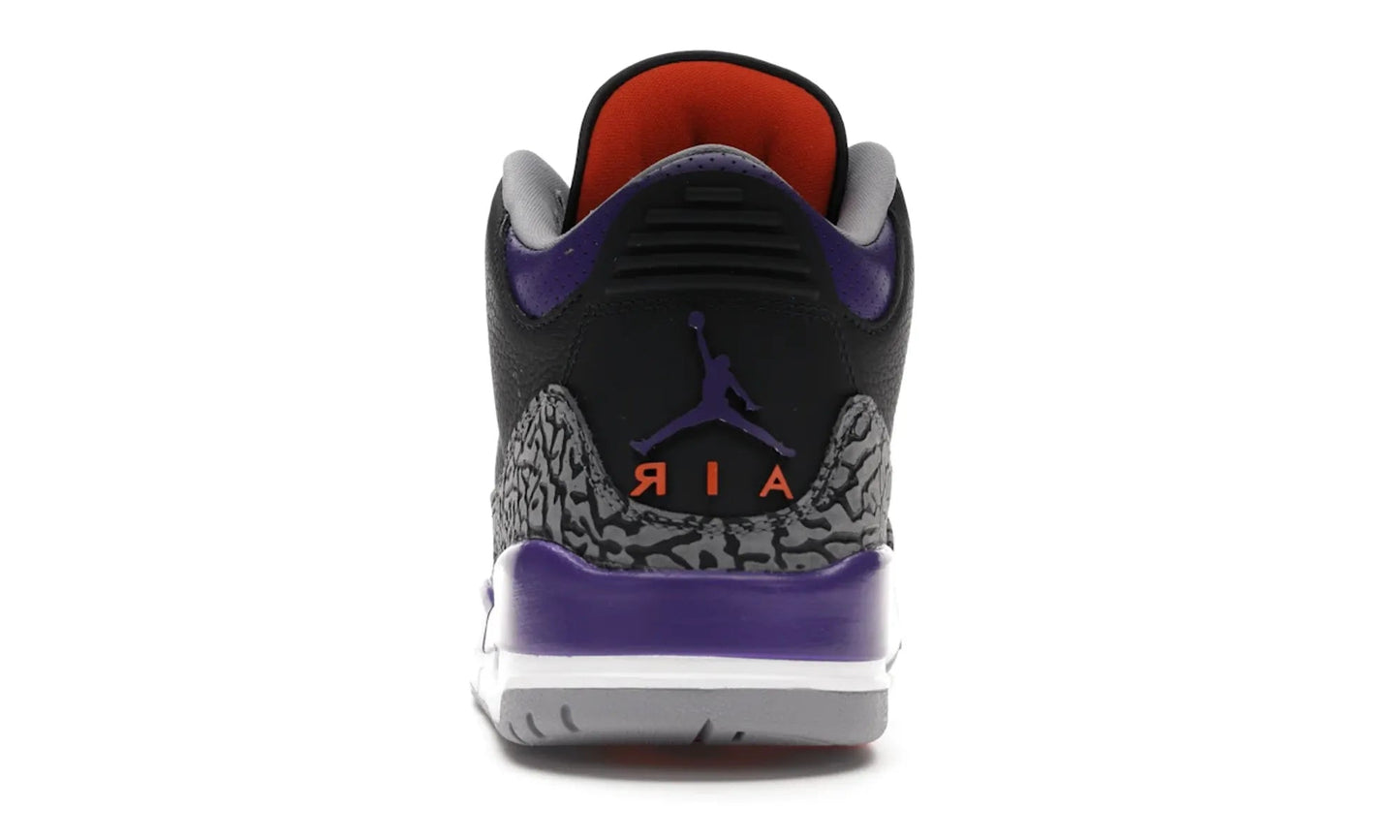 Air Jordan 3 Retro Black Court Purple