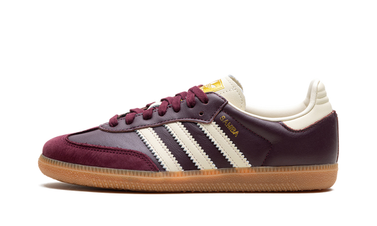 Adidas Samba OG Maroon Gold Metallic