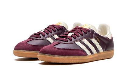 Adidas Samba OG Maroon Gold Metallic