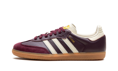Adidas Samba OG Maroon Gold Metallic