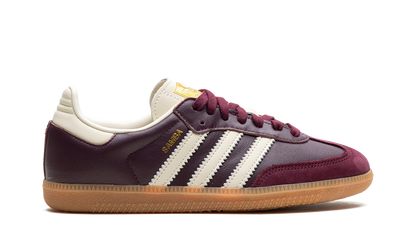Adidas Samba OG Maroon Gold Metallic