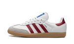 Adidas Samba OG White Burgundy Gum