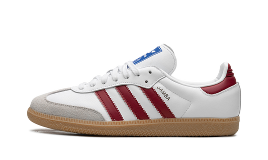 Adidas Samba OG White Burgundy Gum
