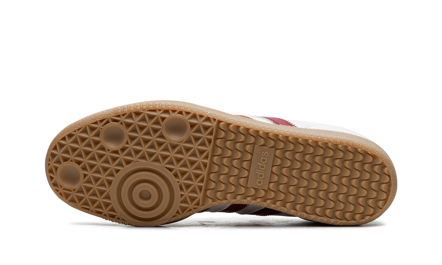 Adidas Samba OG White Burgundy Gum