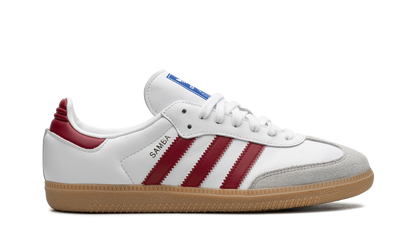 Adidas Samba OG White Burgundy Gum