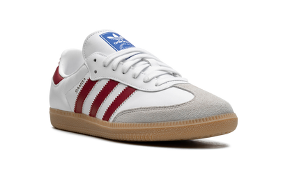 Adidas Samba OG White Burgundy Gum