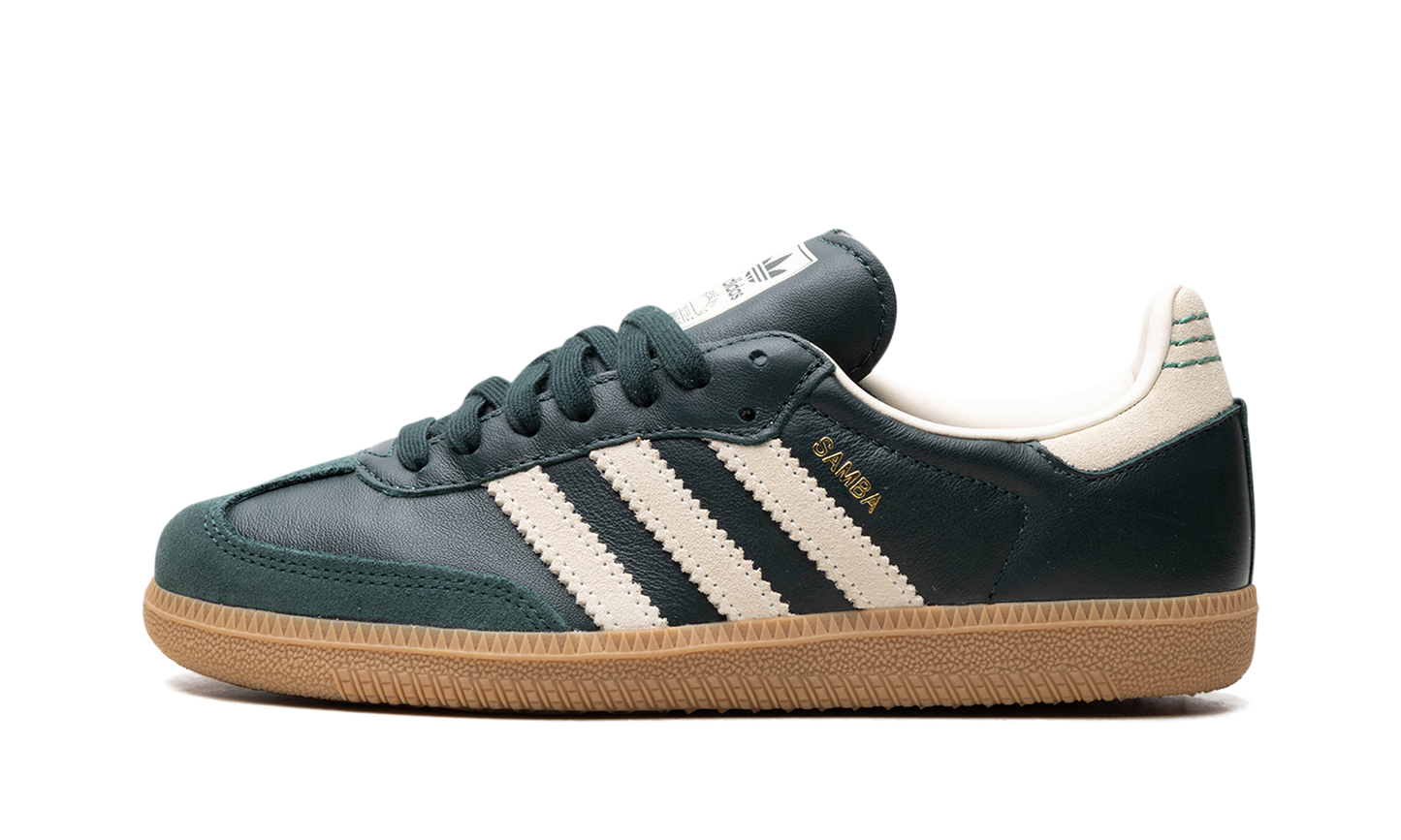 Adidas Samba OG Shadow Green Cream White Gold Metallic