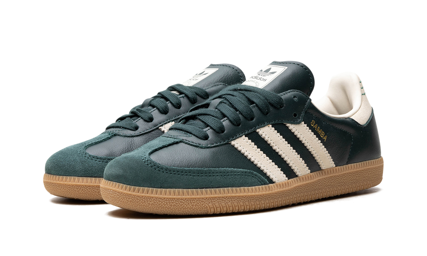 Adidas Samba OG Shadow Green Cream White Gold Metallic
