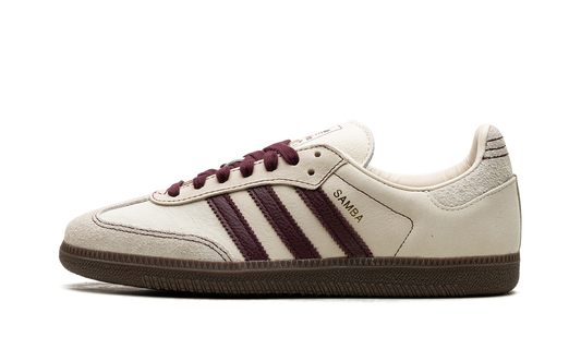 Adidas Samba OG Wonder White Maroon