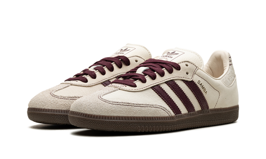 Adidas Samba OG Wonder White Maroon
