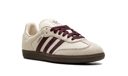 Adidas Samba OG Wonder White Maroon