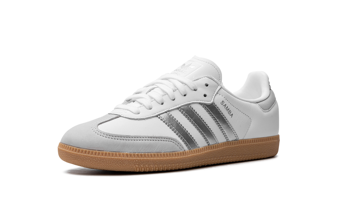 Adidas Samba OG White Silver Metallic Grey