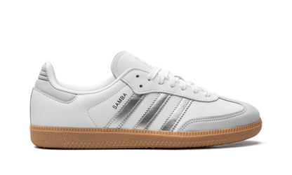 Adidas Samba OG White Silver Metallic Grey