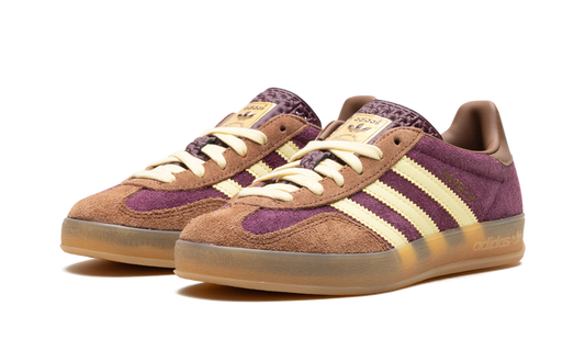 Adidas Gazelle Indoor Maroon Almost Yellow
