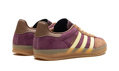 Adidas Gazelle Indoor Maroon Almost Yellow