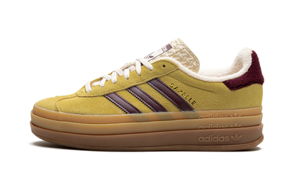 Adidas Gazelle Bold Almost Yellow Maroon