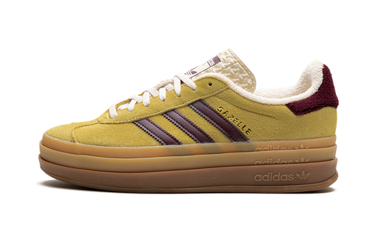 Adidas Gazelle Bold Almost Yellow Maroon