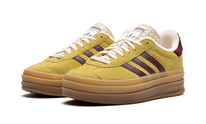 Adidas Gazelle Bold Almost Yellow Maroon