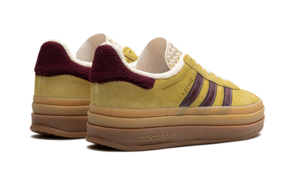 Adidas Gazelle Bold Almost Yellow Maroon