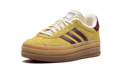Adidas Gazelle Bold Almost Yellow Maroon