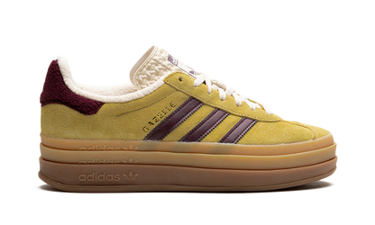 Adidas Gazelle Bold Almost Yellow Maroon