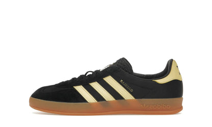 Adidas Gazelle Indoor Black Almost Yellow Gum