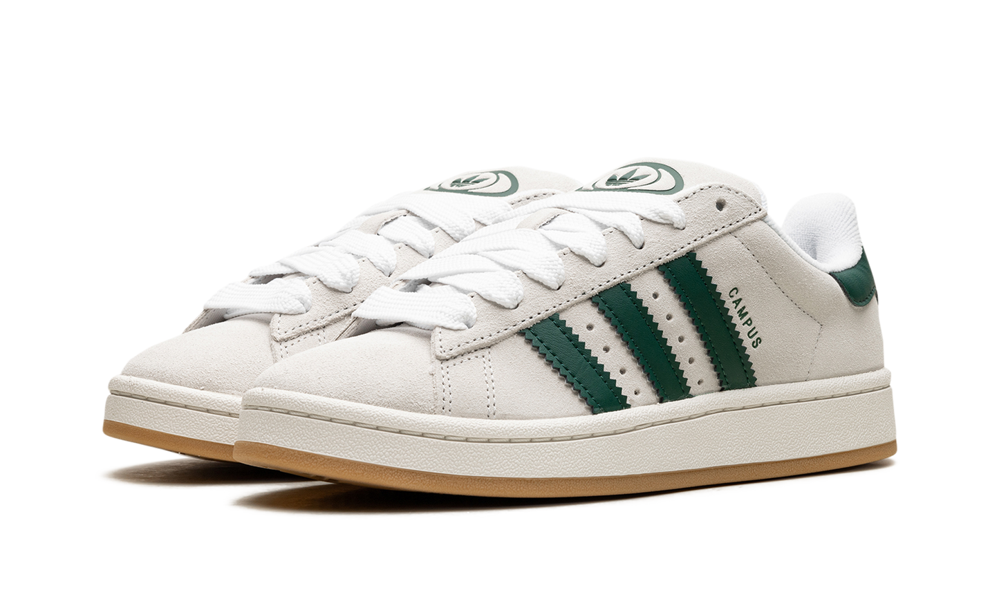 Adidas Campus 00s Crystal White Collegiate Green