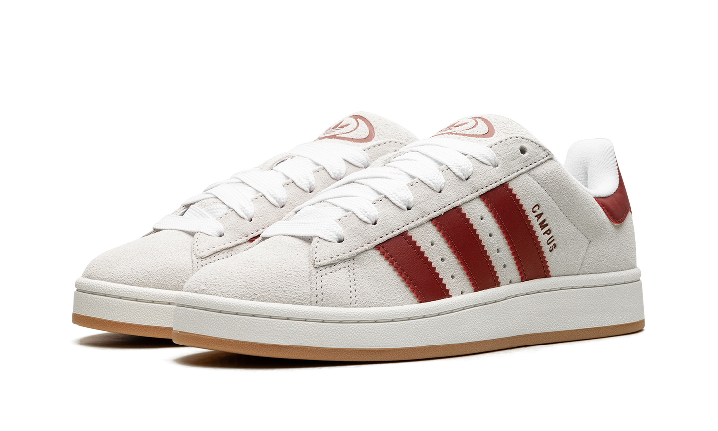 Adidas Campus 00s Crystal White Preloved Ruby