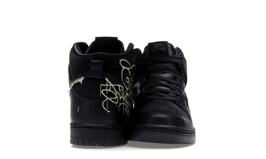 Nike SB Dunk High FAUST Black Gold